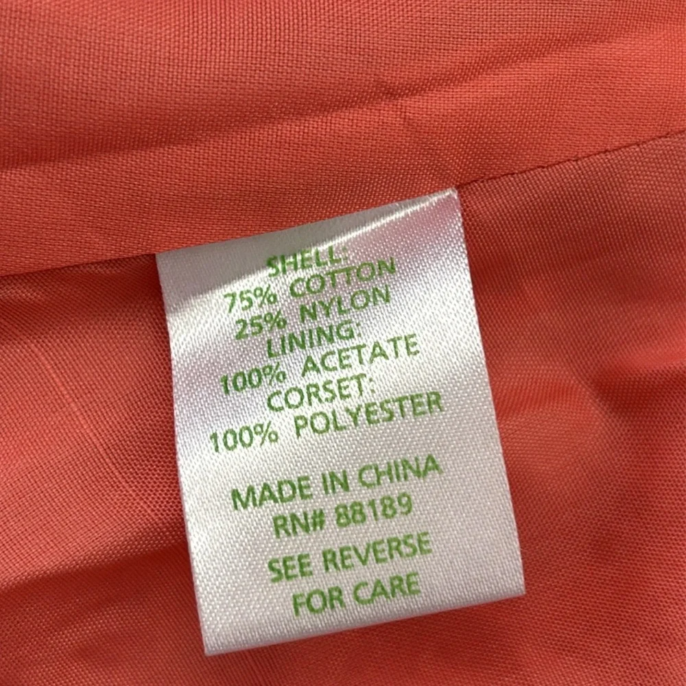 LILY PULITZER STRAPLESS EMBROIDERED LACE MINI DRESS - Picture 9 of 9